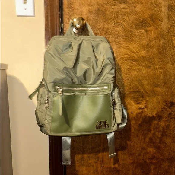 Steve Madden | Bags | Steve Madden Green Backpack | Poshmark display picture 3
